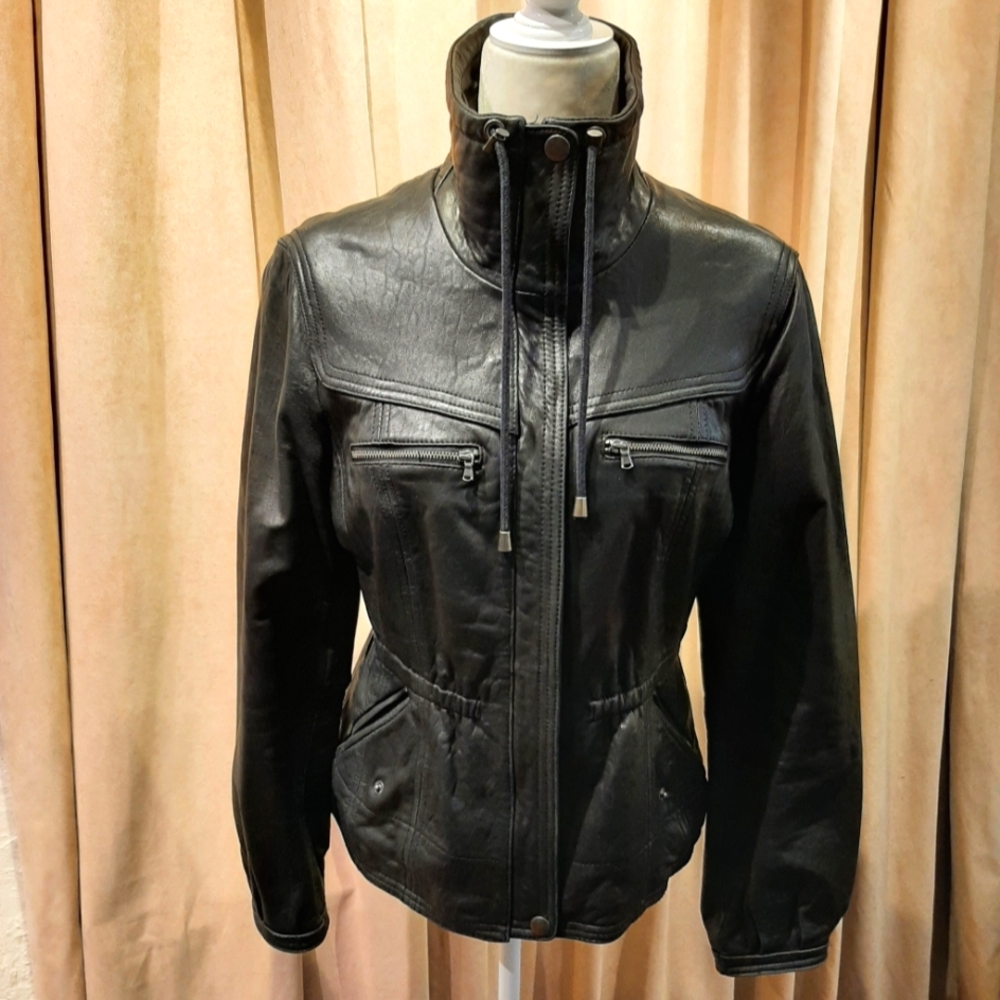 a.n.a lambskin jacket